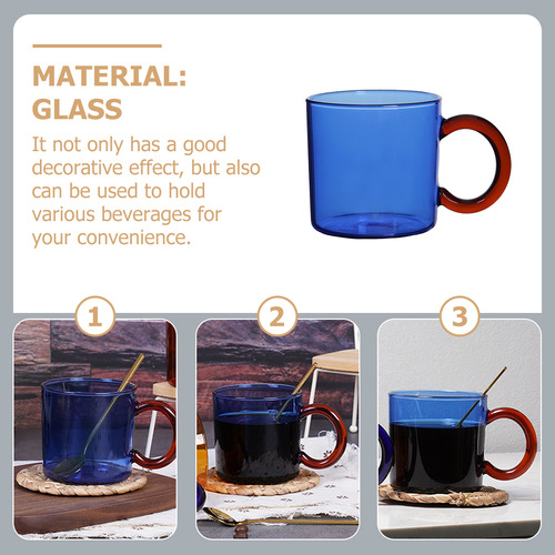Vasos De Vidrio De Agua Brillante, 1 Unidad, Taza Delicada P