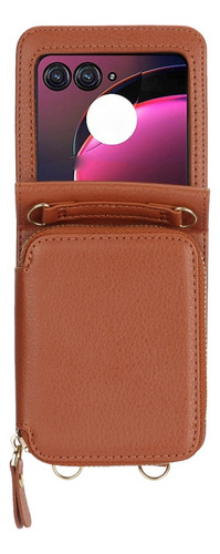 Funda Plegable Con Cremallera Para Motorola Razr 40 Ultra
