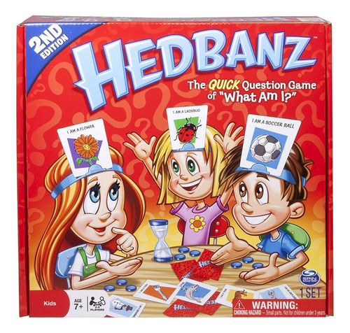 Hedbanz Game 2nd Edition Juego De Preguntas Rápidas 