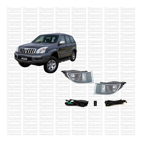 Kit De Neblinero Toyota Land Cruiser Prado 2007