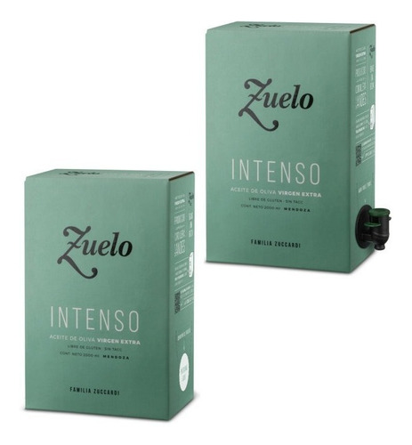 Aceite Zuelo Intenso Zuccardi 2 Baginbox X 2 Lts C/u Celler
