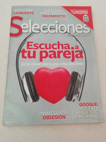 Revista Selecciones Readers Digest Escucha A Tu Pareja (Usado)