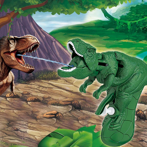 Paquete De 2 Pistolas De Agua De Dinosaurio Pistolas De
