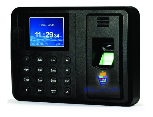 Relógio Ponto Biométrico Impressão Digital Com Nf Promoção