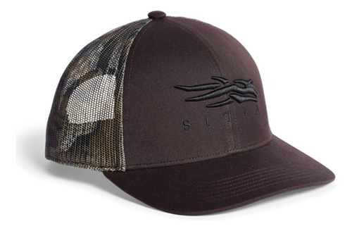 Sitka Gear Gorra Icon Mid Profile Trucker Para Hombre, Choc.