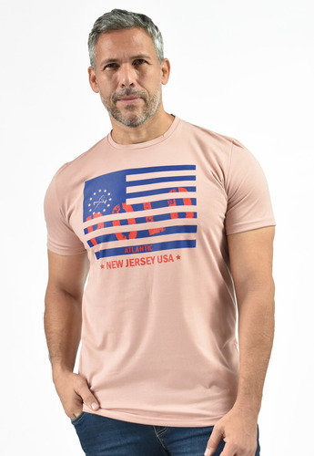 Polera Nevada Palo Rosa Para Hombre