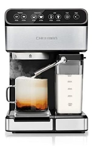 Chefman Máquina De Café Espresso 6 En 1, Potente Bomba De 1