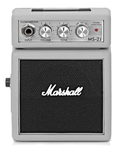 Amplificador Marshall Micro Amp MS-2 Transistor para guitarra de 1W color gris claro