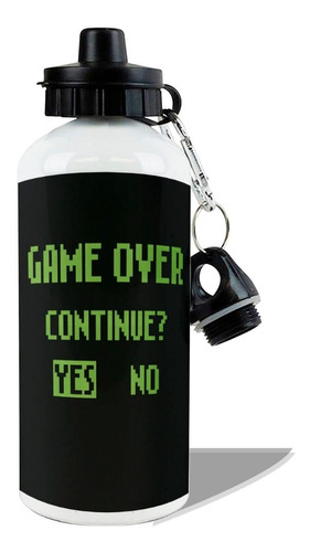 Botella Deportiva - Gamers (game Over)