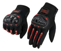 Comprar Luvas De Motocicleta Antiderrapantes Luvas De Couro Par