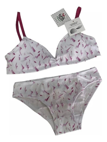 Conjunto Nena Estamp Triangulo Push Up Bombacha Tutta 311 72