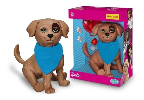 Imagem 1 de 10 de Cachorro Pet Shop Boneca Barbie Rookie Articulado Acessórios