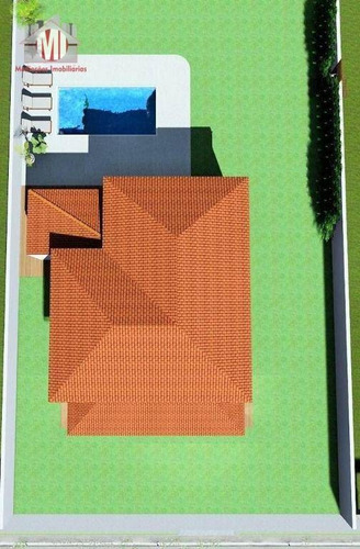 Imagem 3 de 24 de Lindo Projeto Em Construção, Com 3 Dormitórios, Piscina, Área Gourmet, Bem Localizada, À Venda, 950 M² Por R$ 360.000 - Zona Rural - Pinhalzinho/sp - Ch1004