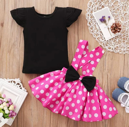 Conjunto Infantil Da Minnie - Produto Importado