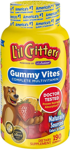 L 'il Critters Gummy Vites Complete Multivitamin, 190 Count