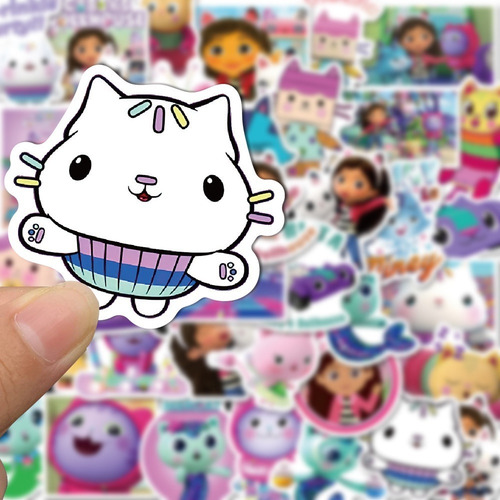Imagen 4 de 7 de Gabby's Dollhouse - Set De 50 Stickers / Calcomanias