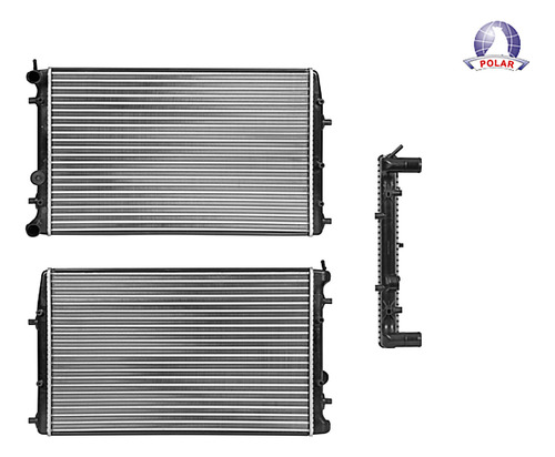 1- Radiador Agua Mecánico Sportvan L4 1.6l 2007/2010 Polar