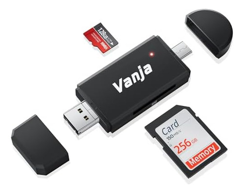 Adaptador Tipo C Micro Usb Y Usb 2.0, Lector Portátil De Tar