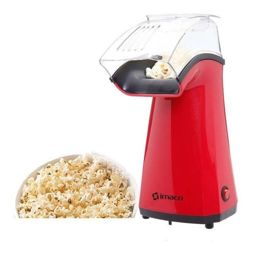 Imaco-máquina Para Hacer Pop Corn Maker 1200w Po120r-rojo