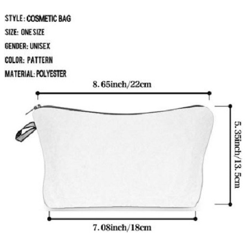 Bolsa De Maquillaje Con Estampado De Enfermera