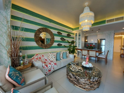 Apartamento En La Playa En Aquarella Tower Juan Dolio Amueblado Full