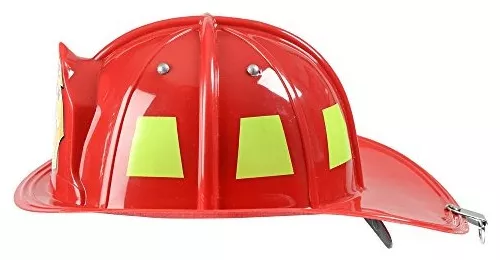 Aeromax Jr Bombero Casco Rojo Ajustable Tamano Juvenil