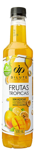 Xarope Italiano Dilute Premium 500ml Sabores Tropicais Zero