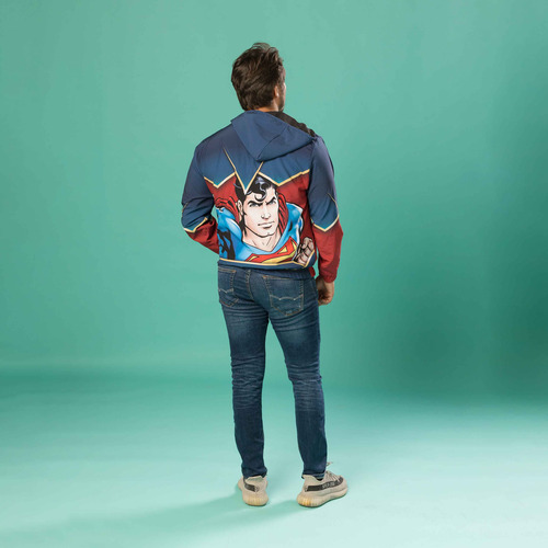 Quiubolee! Chamarra Reversible Unisex Superman Gold