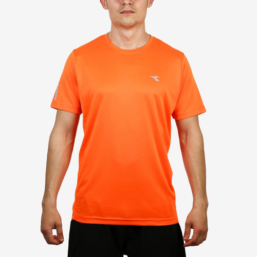 Diadora Hombre T-shirt - Orange Fluor