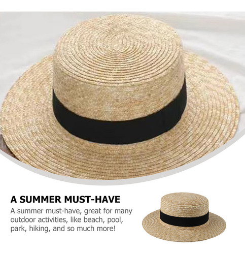 Sombrero De Verano Sombrero De Paja Plano