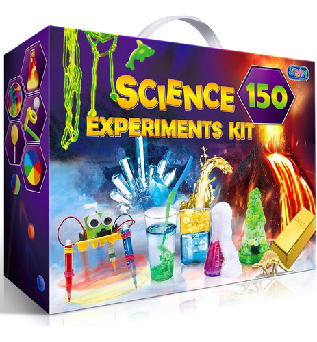 150 Experimentos De Laboratorio Kits Cientifico Niños