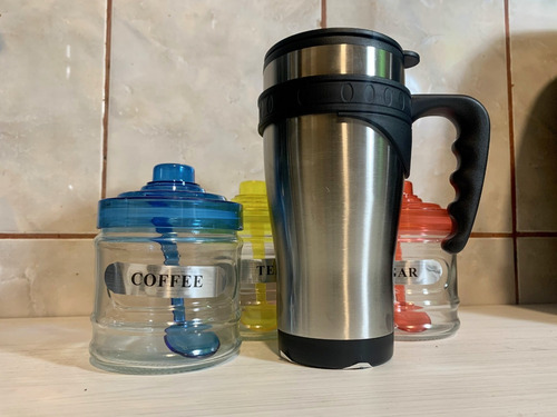 Mug Térmico Acero Inoxidable 400ml Nuevos