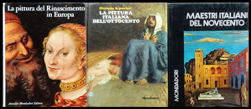 Pintura Europea (3 Libros Italianos) Antiguos. 48n 740