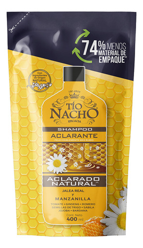 Tio Nacho Doypack Shampoo Aclarante 400ml