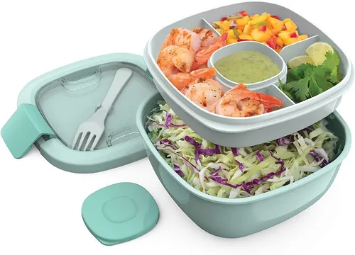 comprar Bentgo Salad Bento Contenedor Apilable C\u002F Ensaladera 54oz