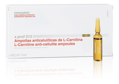 Imagen 1 de 4 de 10 Ampollas Anticeluliticas De L-carnitina - Mesoestetic