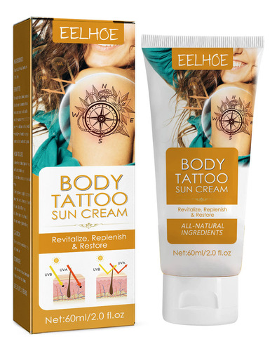 Crema De Protección Solar C Sunscreen Para Tatuajes Que Se D