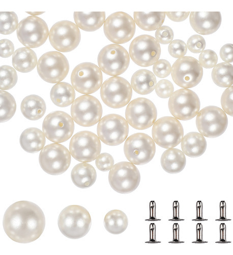 Perlas Para Ropa, Tela Con Remaches De Perlas, 150 Pares