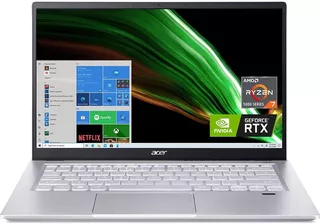 Laptop Acer Swift X 14 Sfx14-41g-r38w, Ssd 1tb 16gb Ryzen 7