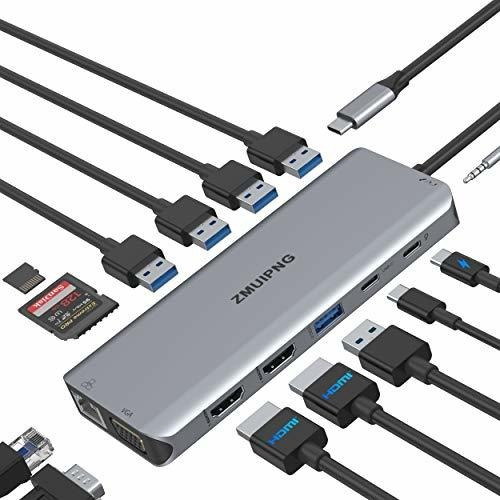 Estación De Acoplamiento Usb C Monitor Dual Hdmi Dell ...