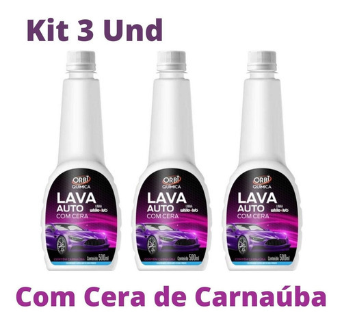 Shampoo Automotivo Carro Moto Com Cera Carnaúba Brilho 1,5 L