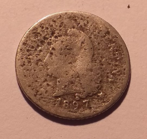 10 Centavos 1897 - 7 Separado