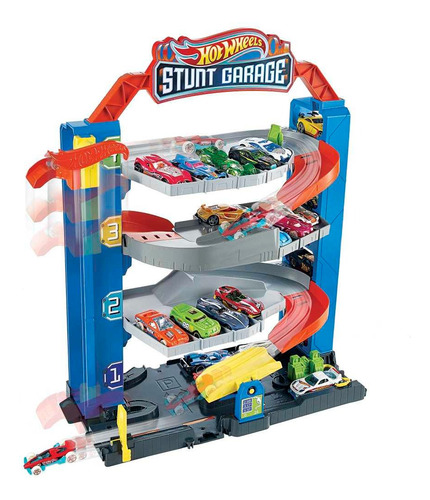 Hot Wheels City Pista Stunt Garagem - Mattel Cor Multicor