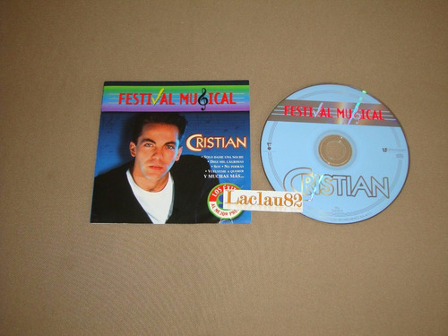 Cristian Castro Festival Musical 2003 Univision Cd