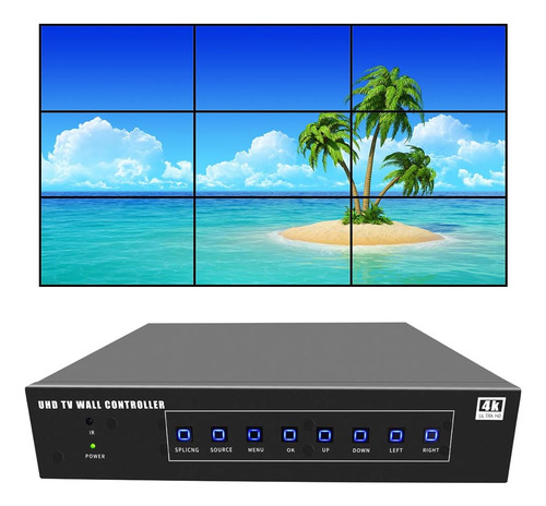 Iseevy 9 Channel 4k60 Uhd Video Wall Controller 3x3 2x4 4x2