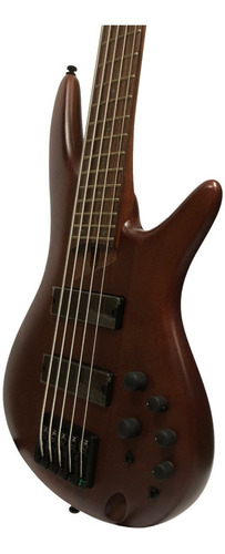 Bajo Ibanez Sr505e Bm Brown Mahogany 5 Cuerdas Acabado del cuerpo Mate Orientación de la mano Diestro