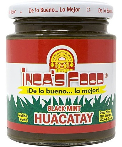 Huacatay En Pasta, Inca's Food De 212.6 Gramos