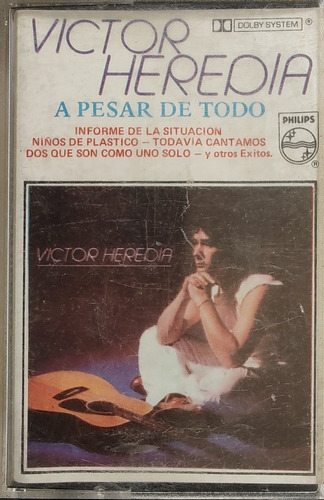 Cassette De Víctor Heredia A Pesar De Todo (2564