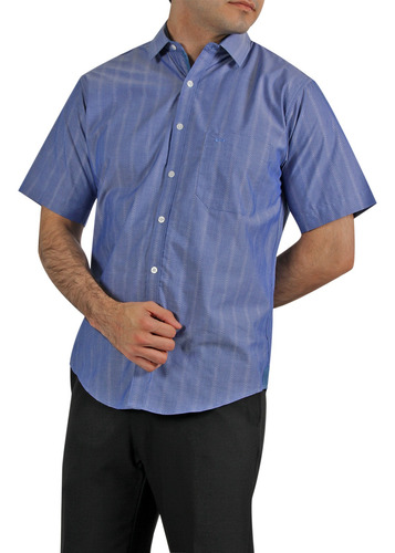 Camisa Manga Corta Mariscal Casual En Corte Americano 
