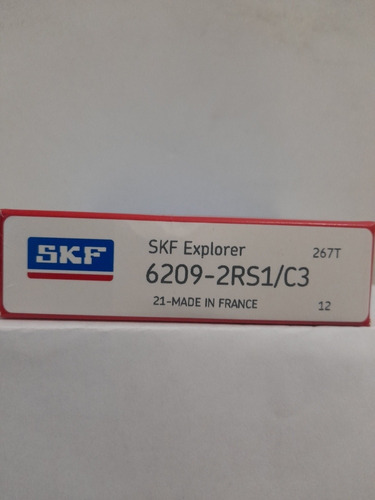 Rodamiento 6209 2rs1/c3. Marca Skf